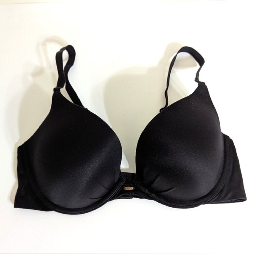 Like New VS Plunge Full Coverage‎ Black Bra 36C